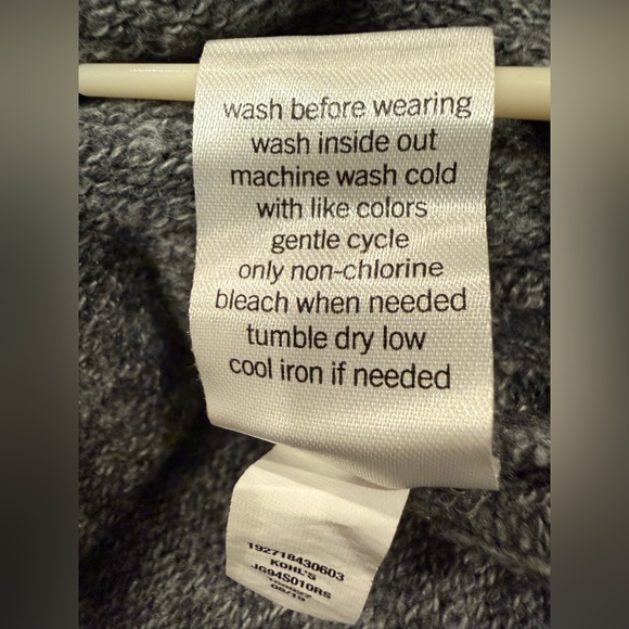 SO Charcoal Cowl Neck Sweater – Women’s XL - Picture 4 of 5